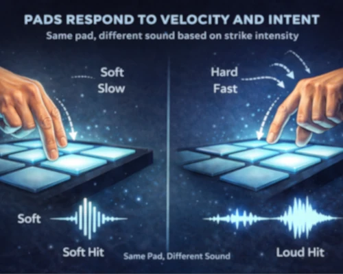 Pads Respond to Velocity and Intent